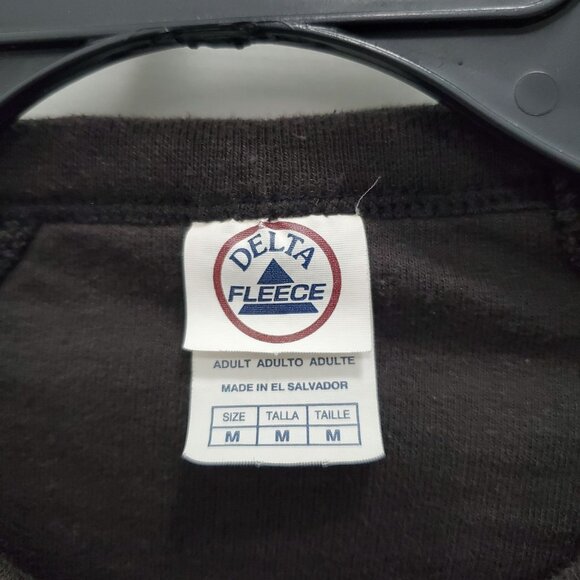 Delta Fleece Love Is War Kaguya Black Crew Neck Anime Graphic Sweatshirt Adult M - Picture 4 of 7